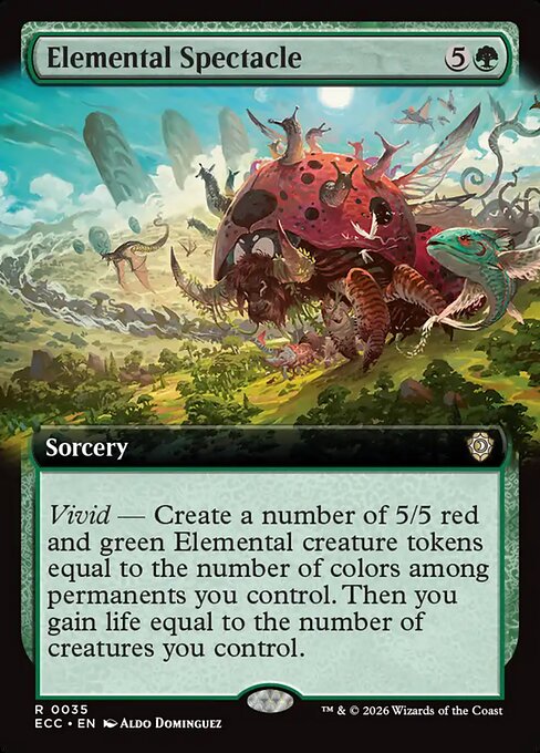 Elemental Spectacle - Lorwyn Eclipsed Commander (ECC) #35