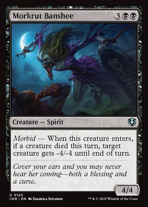 Morkrut Banshee - Innistrad Remastered (inr) #125 [Foil] [Foil]