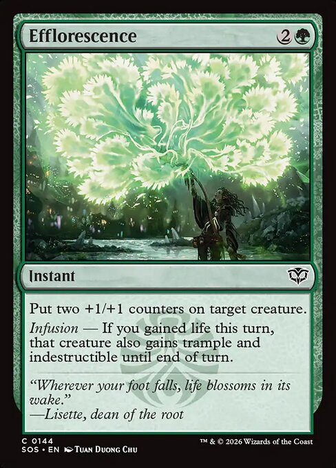 Efflorescence - Secrets of Strixhaven () #144 [Foil] [Foil]