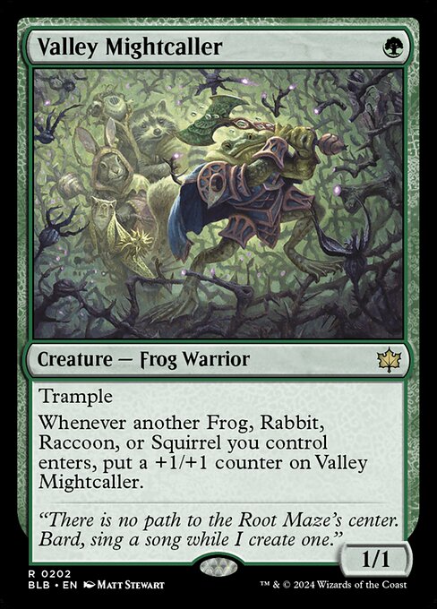 Valley Mightcaller - Bloomburrow (BLB) #202