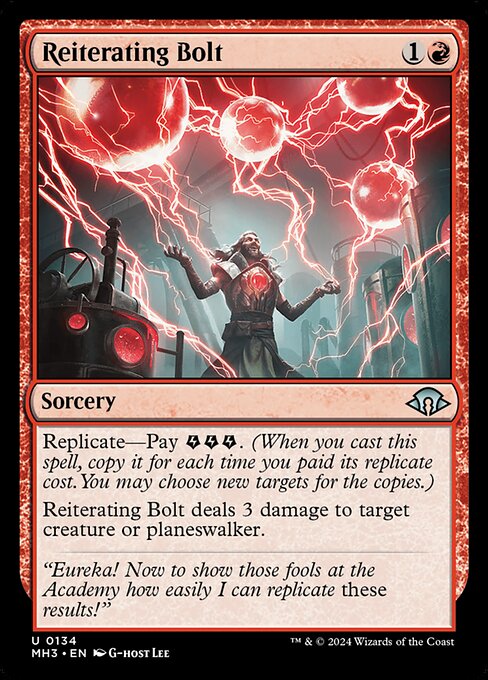 Reiterating Bolt - Modern Horizons 3 (mh3) #134