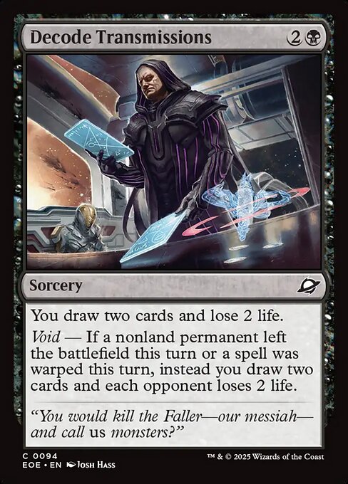 Decode Transmissions - Edge of Eternities () #94