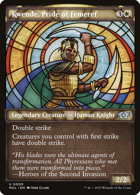 Kwende, Pride of Femeref - Multiverse Legends (MUL) #5 [Foil] [Foil]