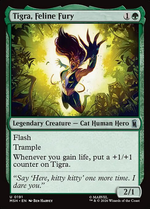 Tigra, Feline Fury - Marvel Super Heroes () #191