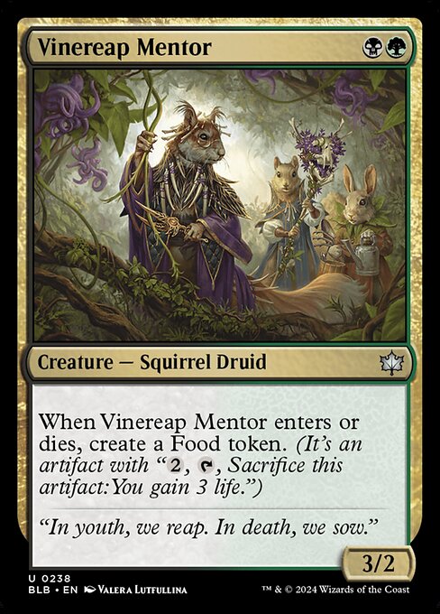 Vinereap Mentor - Bloomburrow () #238