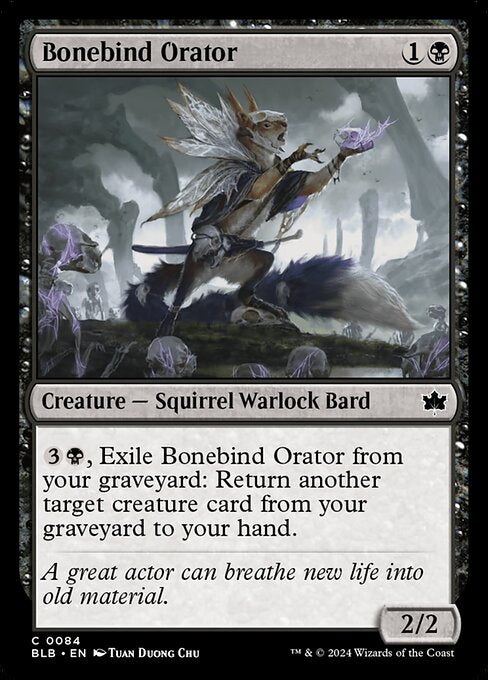 Bonebind Orator - Bloomburrow () #84