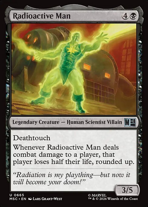 Radioactive Man - Marvel Super Heroes Commander () #665