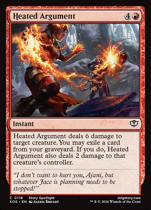 Heated Argument - Secrets of Strixhaven () #118 [Foil] [Foil]
