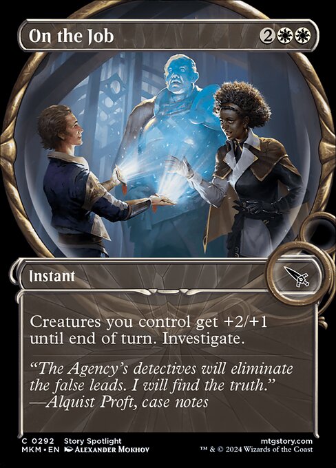 On the Job - Murders at Karlov Manor (MKM) #292 [Foil] [Foil]