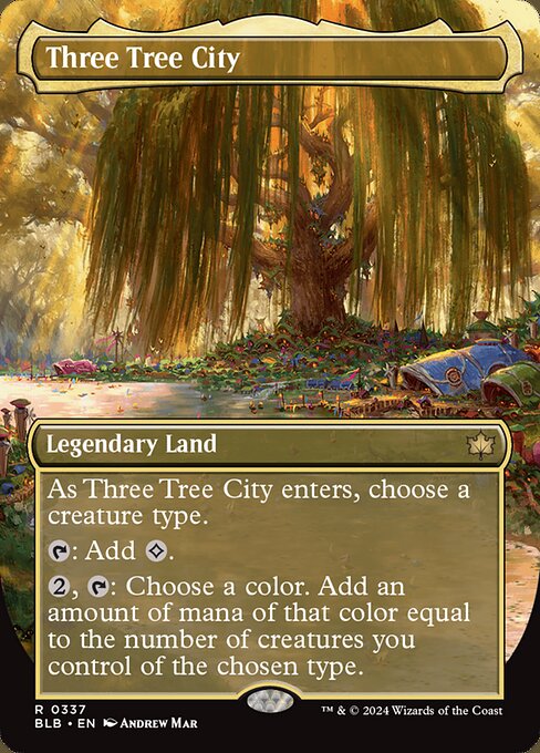 Three Tree City - Bloomburrow (BLB) #337 [Foil]