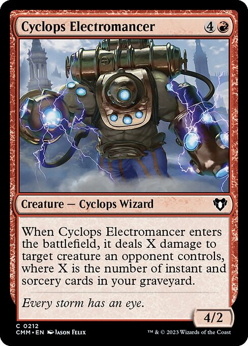 Cyclops Electromancer - Commander Masters (CMM) #212