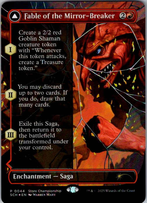 Fable of the Mirror-Breaker // Reflection of Kiki-Jiki [Foil] - Store Championships (SCH) #44 [Foil]