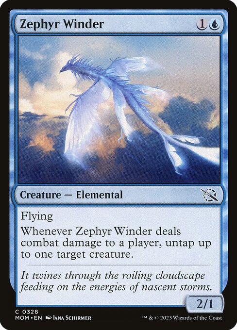 Zephyr Winder - March of the Machine (MOM) #328 [Foil] [Foil]