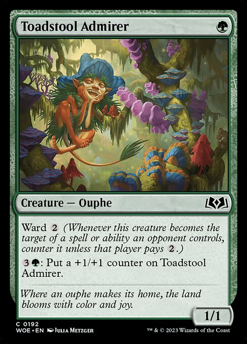 Toadstool Admirer - Wilds of Eldraine () #192