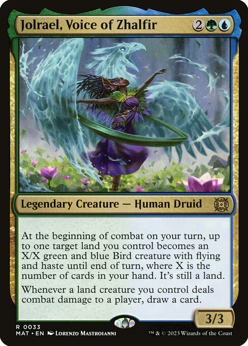 Jolrael, Voice of Zhalfir - March of the Machine: The Aftermath (MAT) #33 [Foil] [Foil]