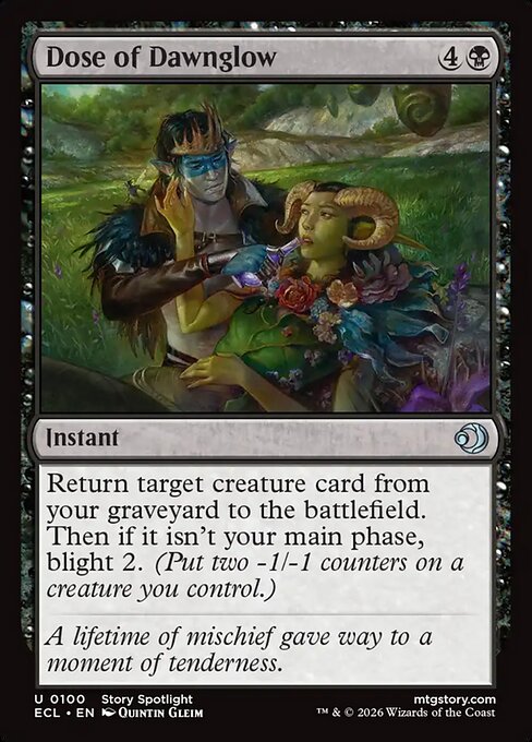 Dose of Dawnglow - Lorwyn Eclipsed (ecl) #100 [Foil] [Foil]
