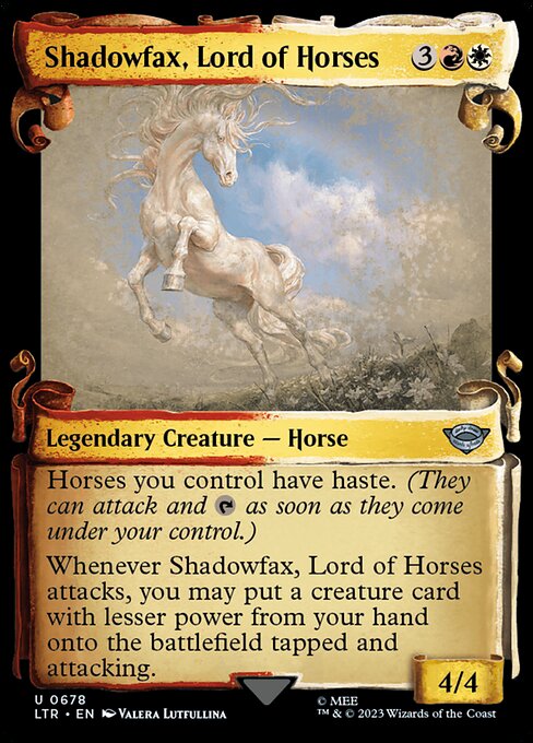 Shadowfax, Lord of Horses - The Lord of the Rings: Tales of Middle-earth (ltr) #678