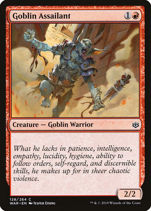 Goblin Assailant - War of the Spark (WAR) #128