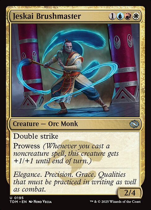 Jeskai Brushmaster - Tarkir: Dragonstorm () #195