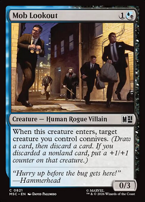 Mob Lookout - Marvel Super Heroes Commander (MSC) #821