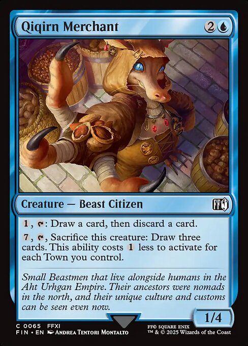 Qiqirn Merchant - Final Fantasy (FIN) #65 [Foil] [Foil]