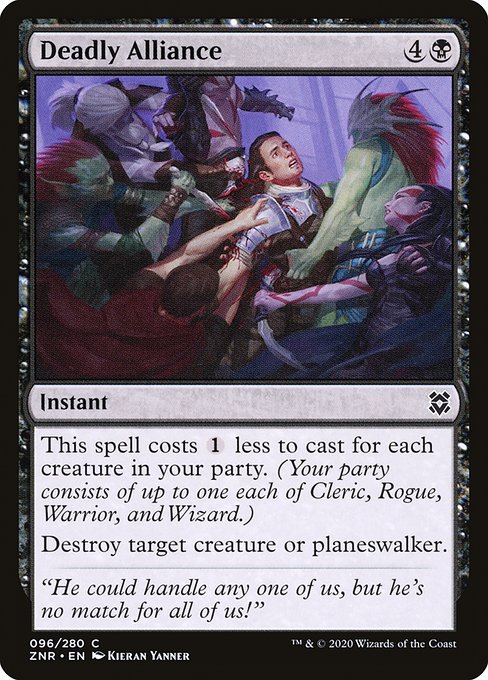 Deadly Alliance - Zendikar Rising () #96