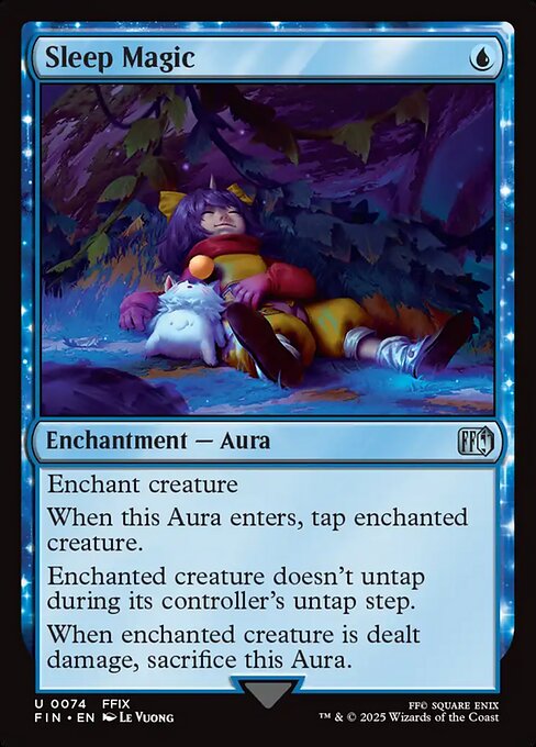 Sleep Magic - Final Fantasy (FIN) #74 [Foil] [Foil]