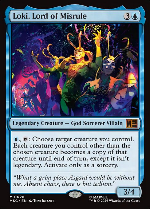 Loki, Lord of Misrule - Marvel Super Heroes Commander () #628 [Foil] [Foil]