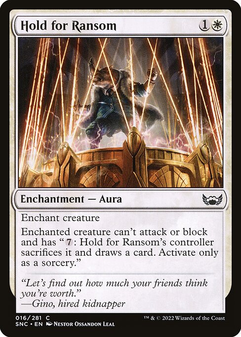 Hold for Ransom - Streets of New Capenna () #16 [Foil] [Foil]