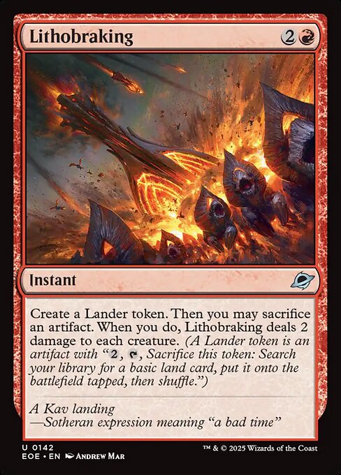 Lithobraking - Edge of Eternities (eoe) #142
