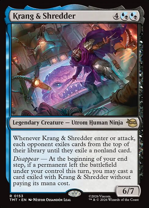 Krang & Shredder - Teenage Mutant Ninja Turtles () #153 [Foil] [Foil]