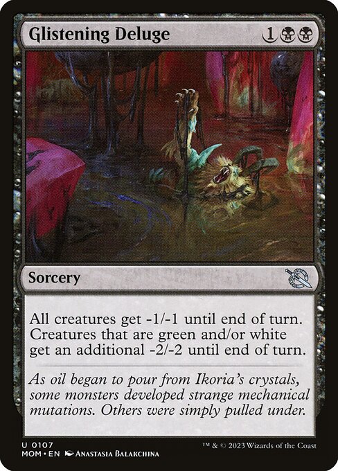 Glistening Deluge - March of the Machine (MOM) #107 [Foil] [Foil]