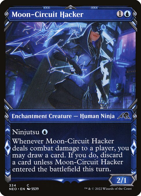 Moon-Circuit Hacker - Kamigawa: Neon Dynasty (NEO) #334 [Foil] [Foil]