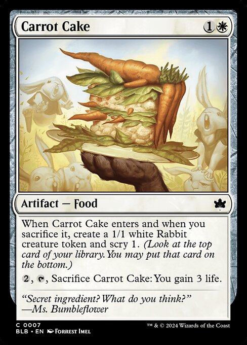 Carrot Cake - Bloomburrow () #7