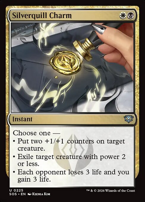 Silverquill Charm - Secrets of Strixhaven () #225