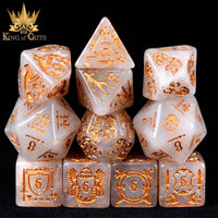 DNDDICEWHOLESALE.COM - Paladin's Oath - 11 Dice Set