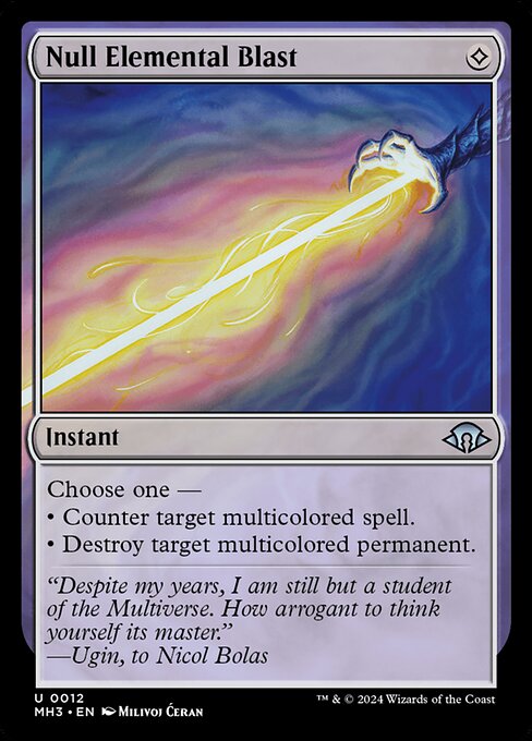 Null Elemental Blast - Modern Horizons 3 (mh3) #12