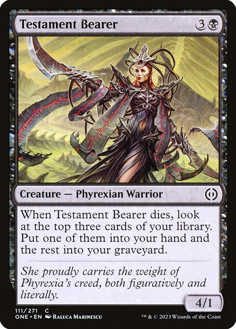 Testament Bearer - Phyrexia: All Will Be One () #111