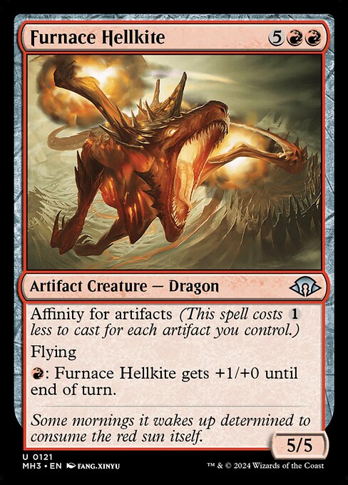 Furnace Hellkite - Modern Horizons 3 (mh3) #121