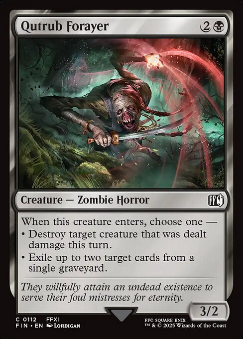 Qutrub Forayer - Final Fantasy () #112 [Foil] [Foil]