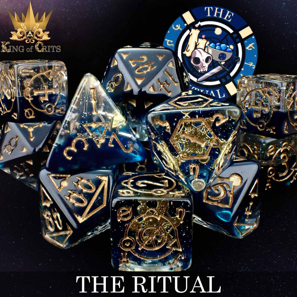 DNDDICEWHOLESALE.COM - The Ritual - 11 Dice Set
