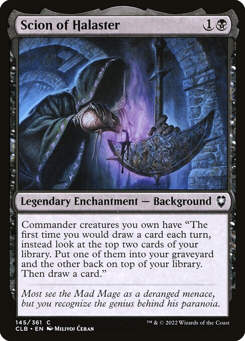 Scion of Halaster - Commander Legends: Battle for Baldur's Gate () #145