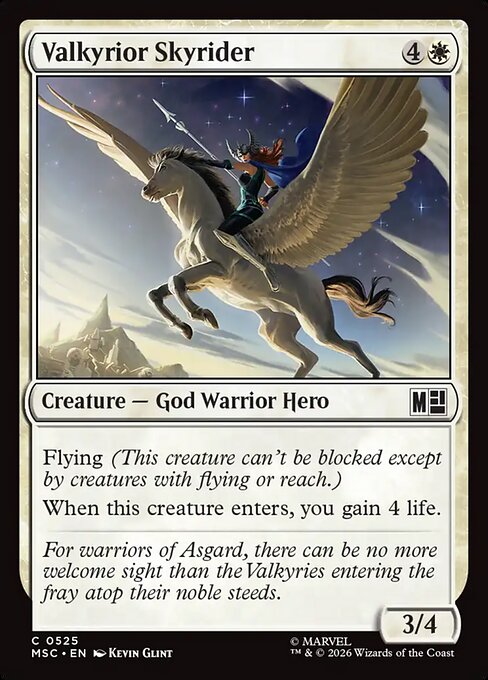 Valkyrior Skyrider - Marvel Super Heroes Commander () #525