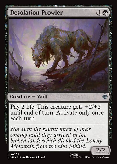Desolation Prowler - The Hobbit (hob) #64 [Foil] [Foil]