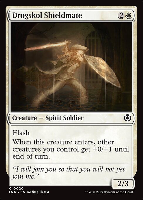 Drogskol Shieldmate - Innistrad Remastered (inr) #20 [Foil] [Foil]