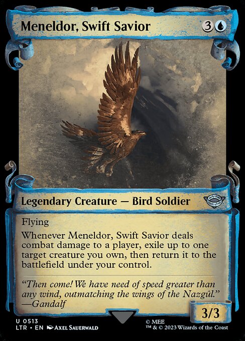 Meneldor, Swift Savior - The Lord of the Rings: Tales of Middle-earth (ltr) #513 [Foil] [Foil]