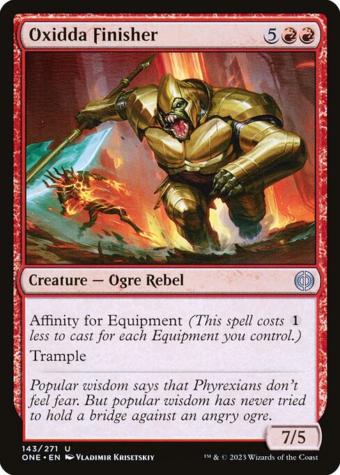Oxidda Finisher - Phyrexia: All Will Be One () #143
