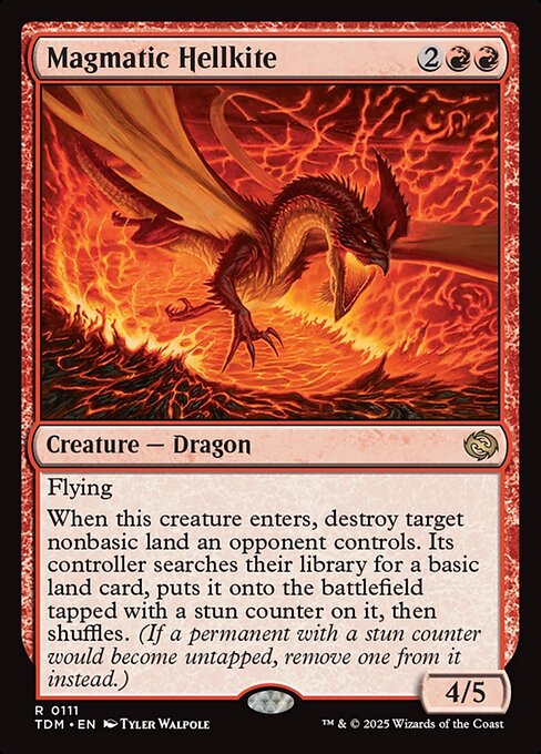 Magmatic Hellkite - Tarkir: Dragonstorm (TDM) #111