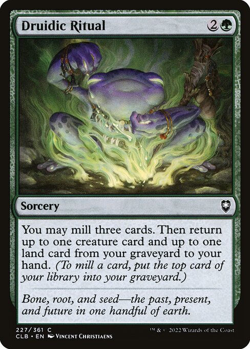 Druidic Ritual - Commander Legends: Battle for Baldur's Gate () #227