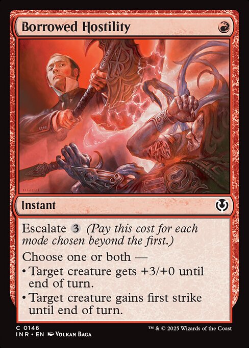 Borrowed Hostility - Innistrad Remastered (inr) #146 [Foil] [Foil]